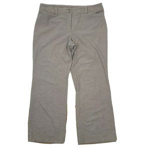 LANE BRYANT Solid All Tan Dress Career Business Pants Womens Size 16 Average